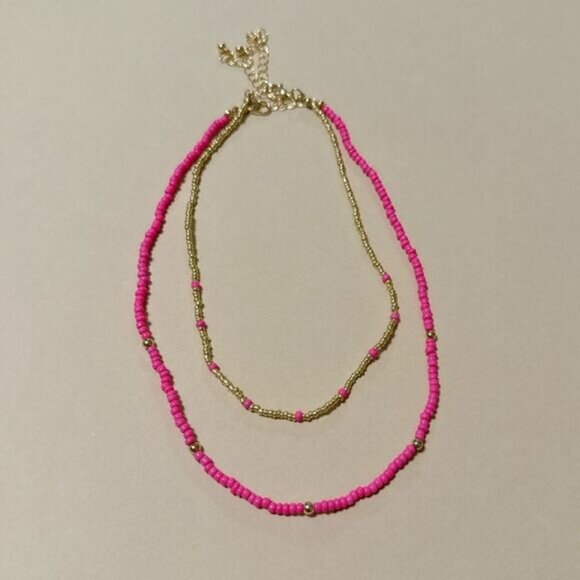 Boho beaded necklace N627 - Picture 2 of 4